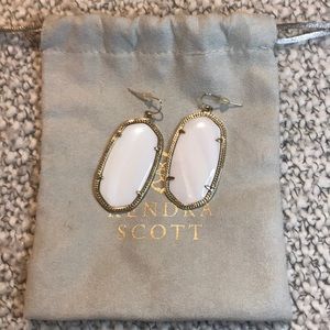 Kendra Scott White Danielle’s in Gold